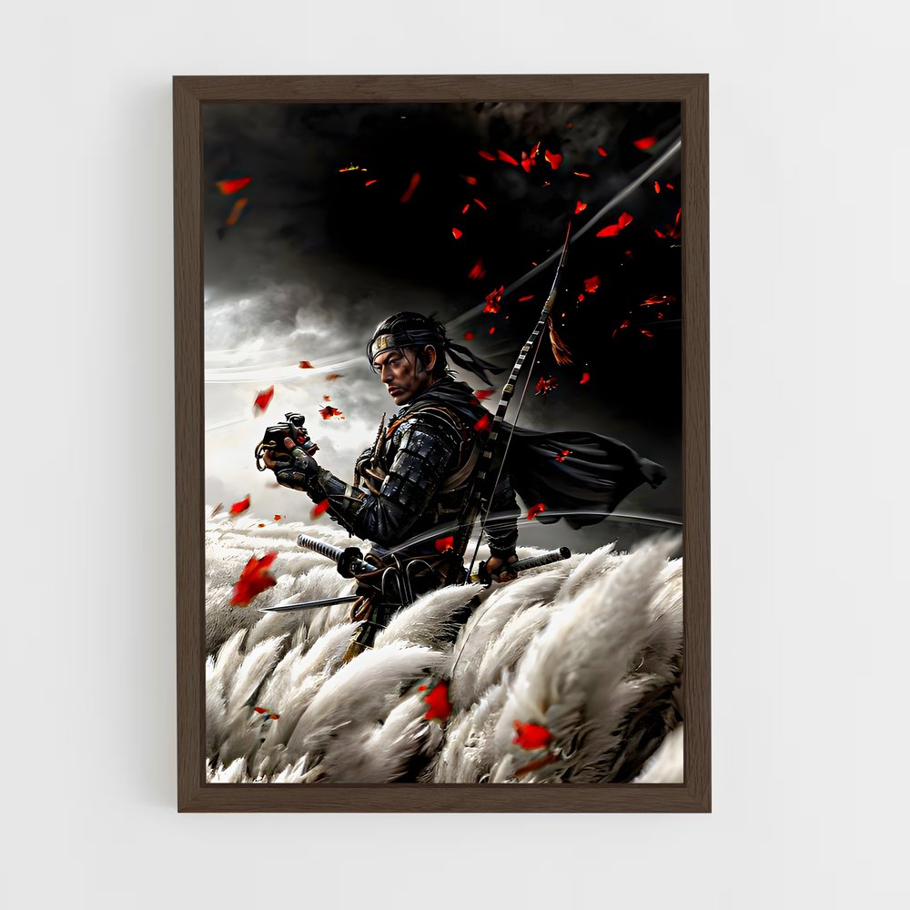 Poster Jin sakai katana – affiche Ghost of tsushima (vue 5)